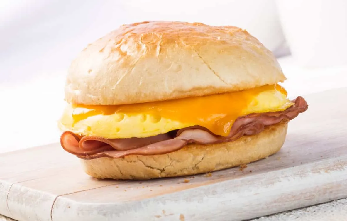 Ham, Egg & Cheddar in Breakfast