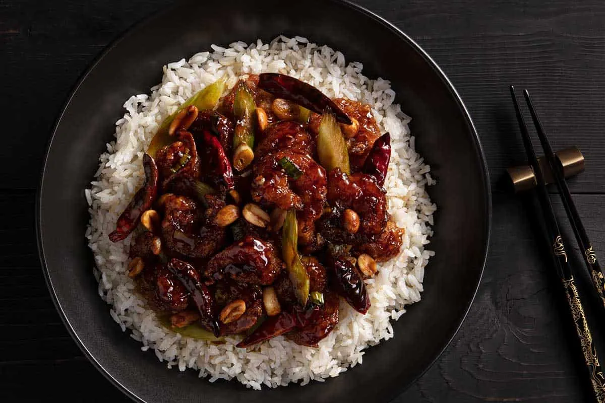 Kung Pao Shrimp Bowl in Lunch Menu