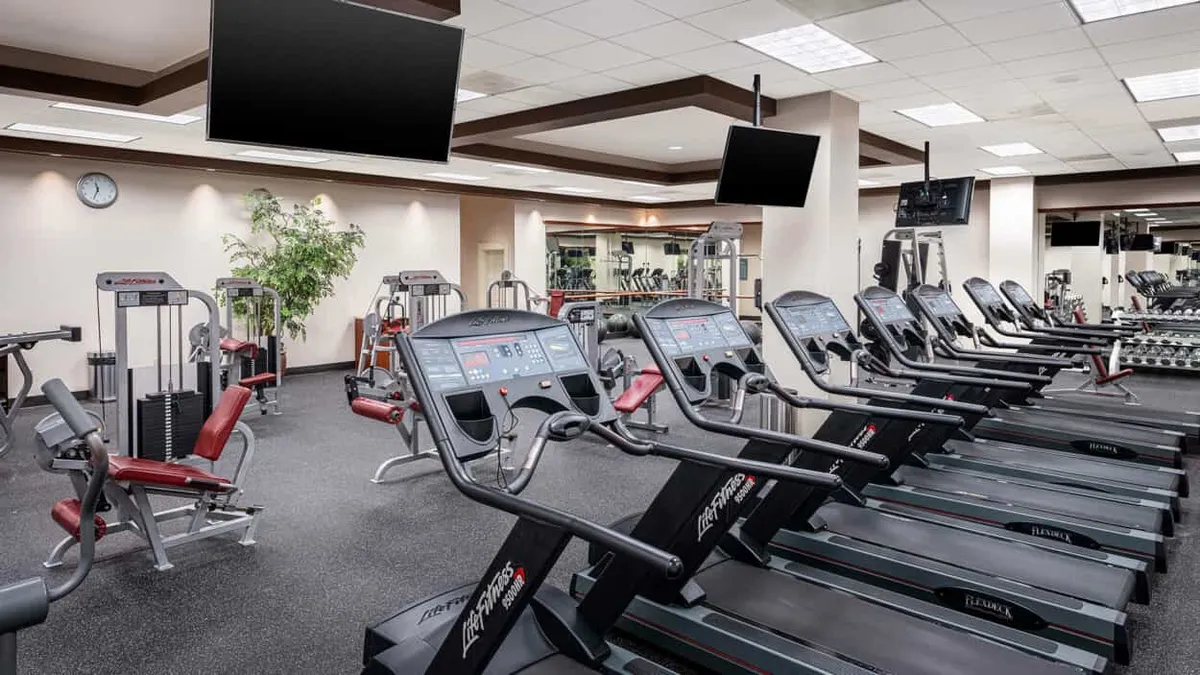 Gym at Planet Hollywood