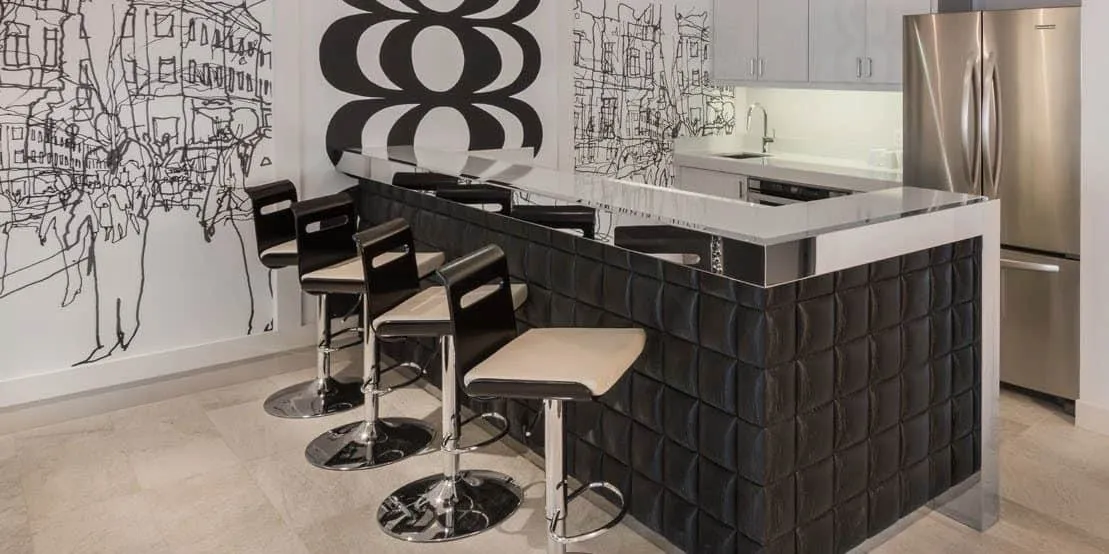 The LINQ Penthouse Dining Area