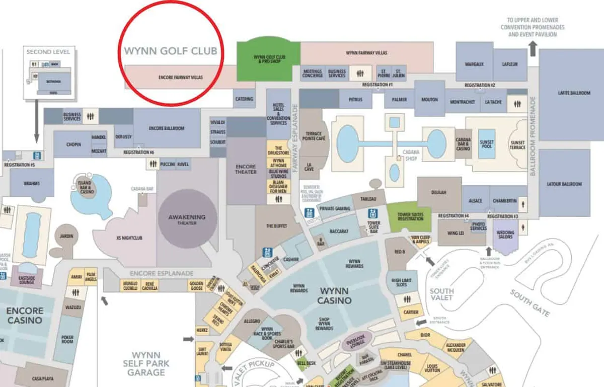 Wynn Golf Club Property Map