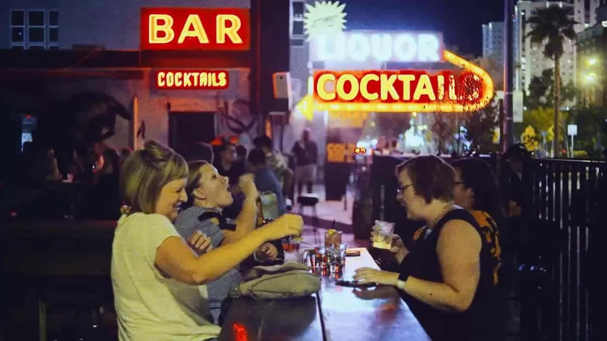 Atomic Liquors Outdoor Dining