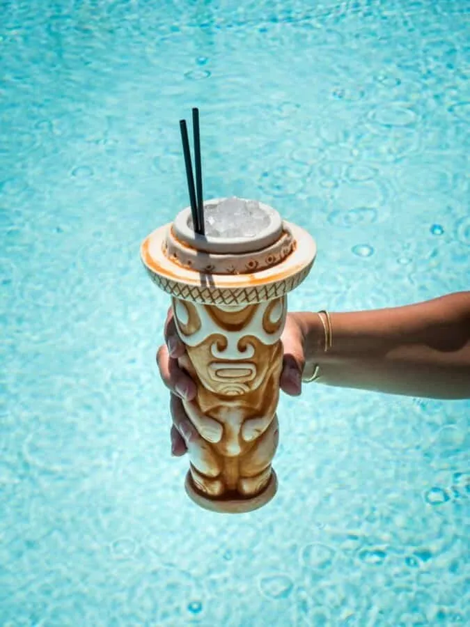 Drinks at Park MGM Pool