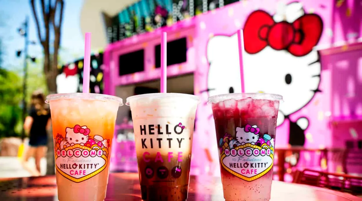 Hello Kitty Café Drinks