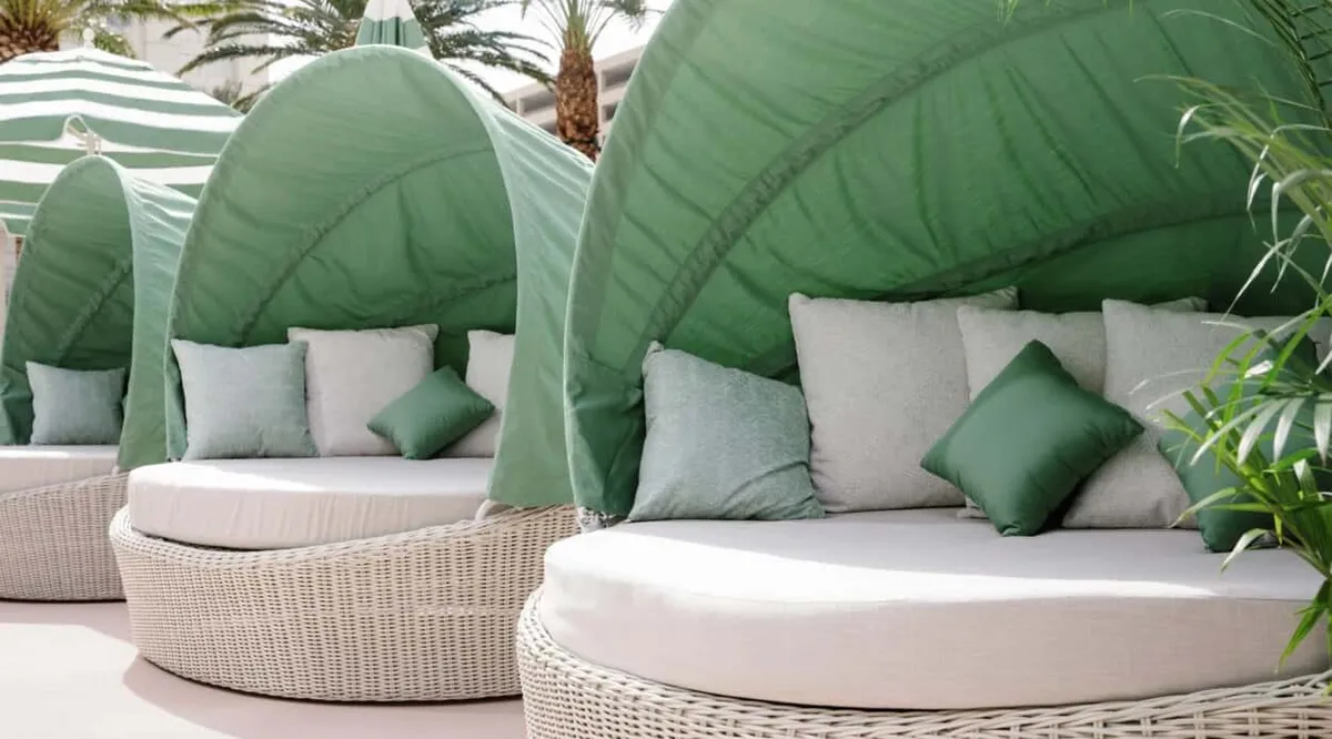 park mgm pool cabana park daybed