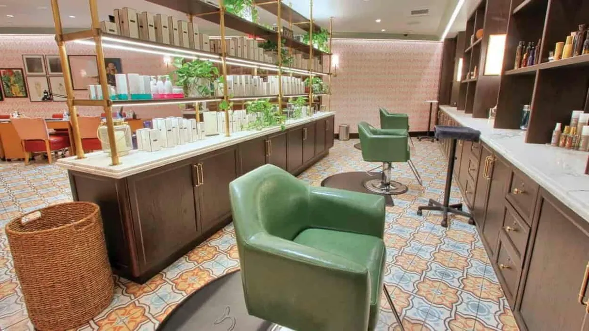 Spa and Salon Stylist Station