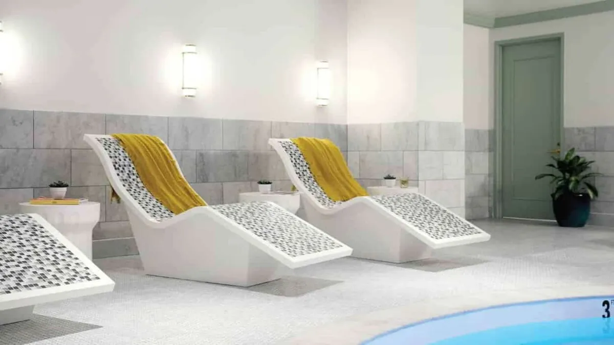 Park MGM Spa Seats Near Hot Tub