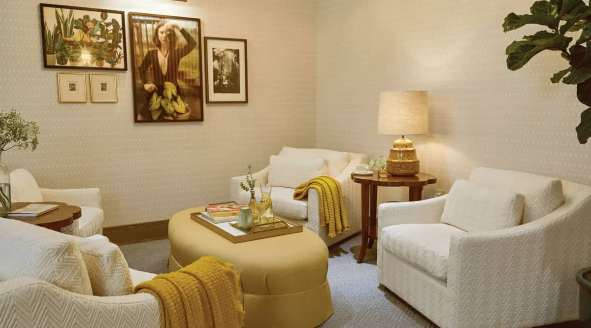 Treatment waiting area at the Park MGM Spa