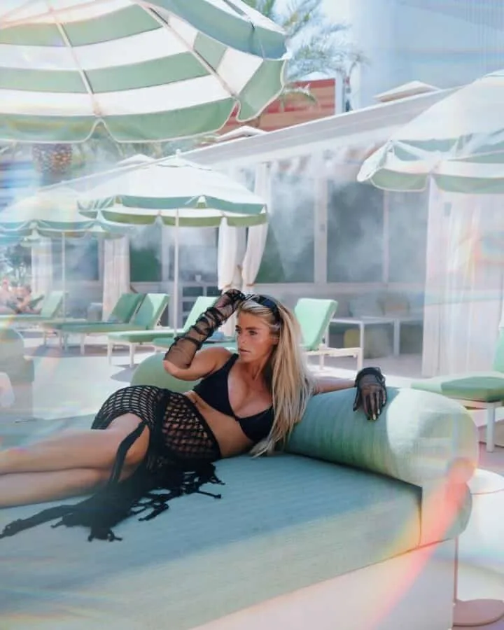 private daybed or cabana at Park MGM