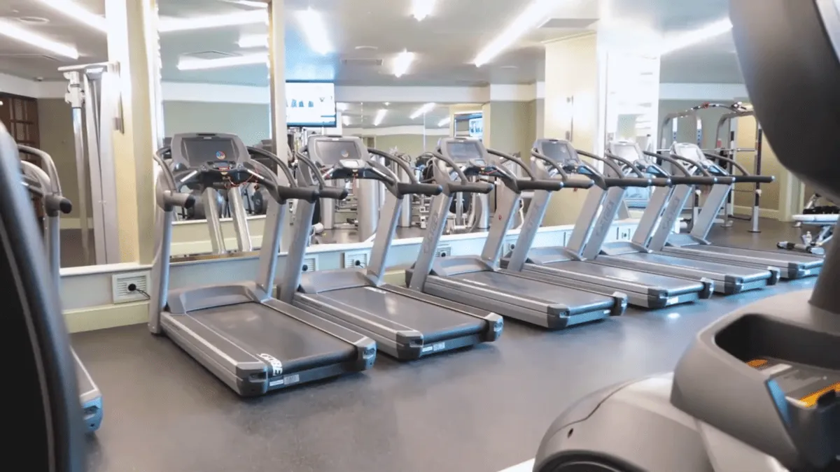 fitness center at Las Vegas Park MGM