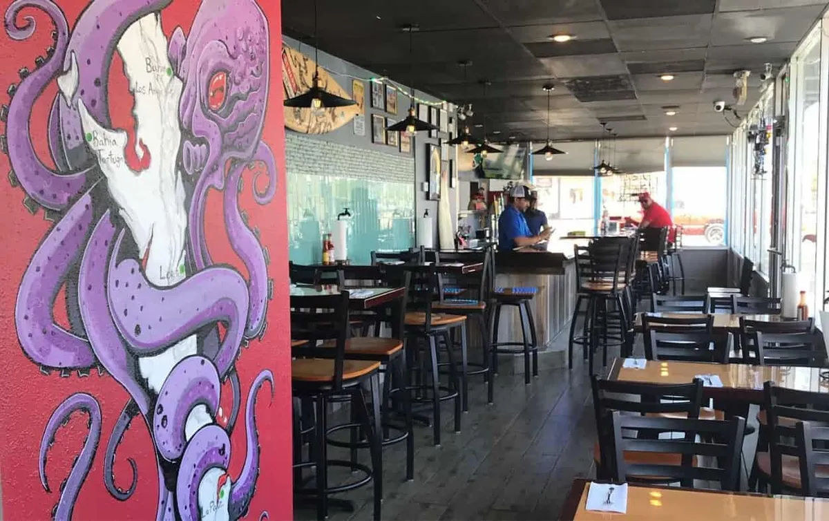 Bajamar Seafood & Tacos Dining Area