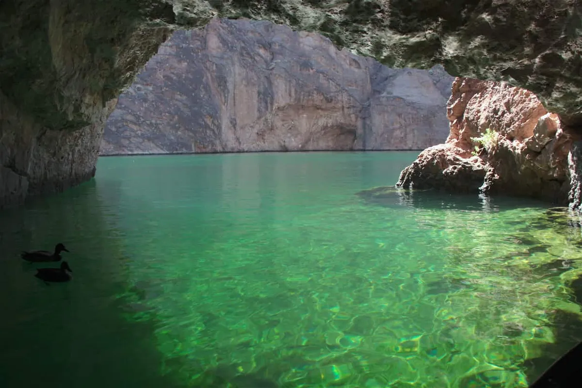 Emerald Cave at the Black Canyon