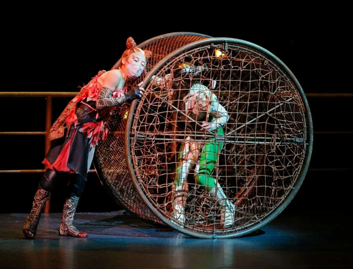 fight for family and love at KÀ by Cirque du Soleil