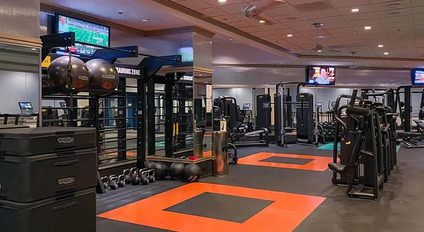 Fitness Center at treasure Island