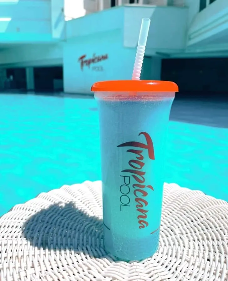 Frozen Drink at Tropicana Pool