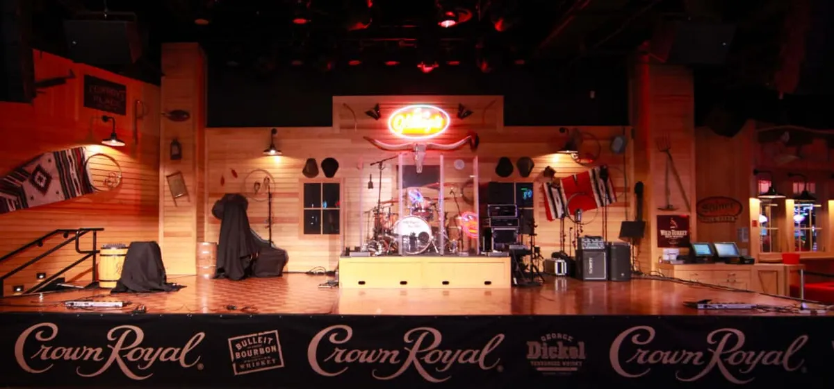 Gilley's BBQ Stage