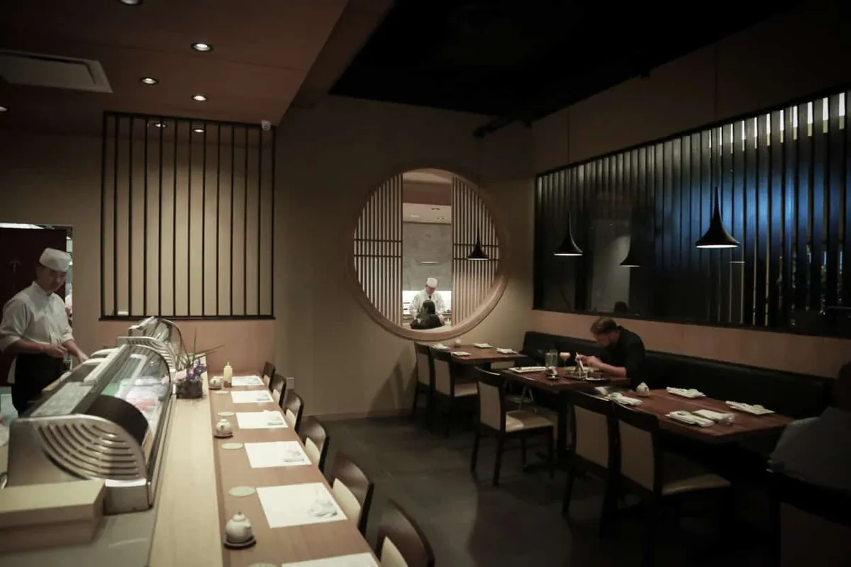 Kame Omakase Dining Area