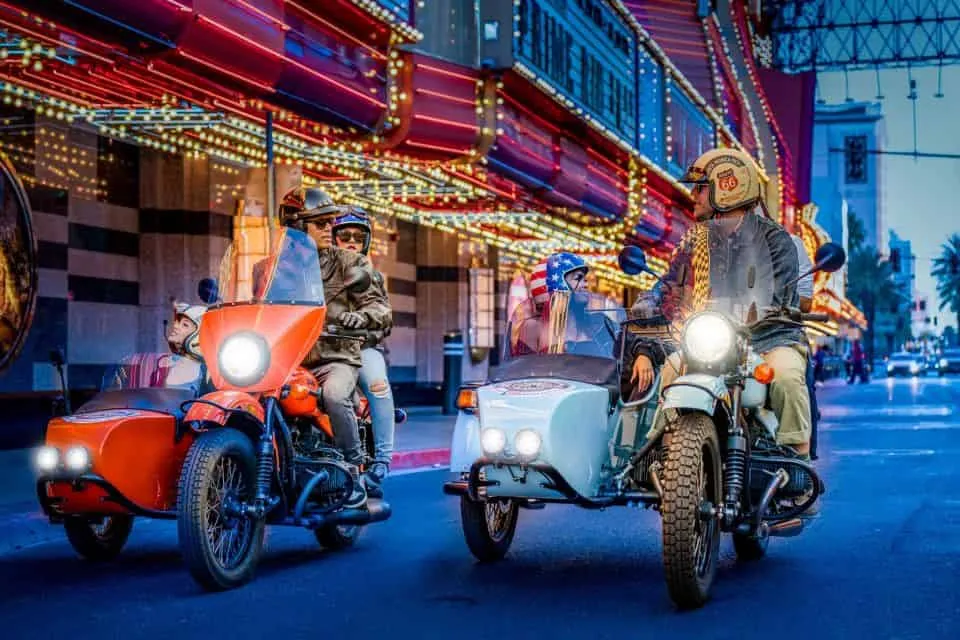 Las Vegas at Night Sidecar Tour