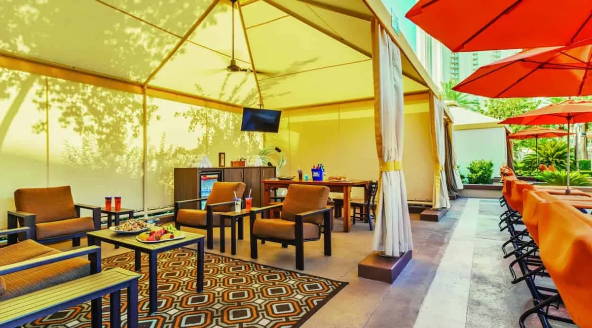 mgm grand pool cabana