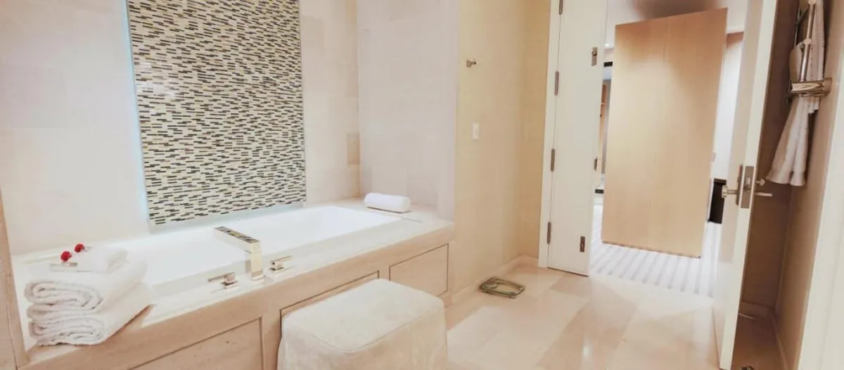 mgm grand skyloft hotel loft bathroom