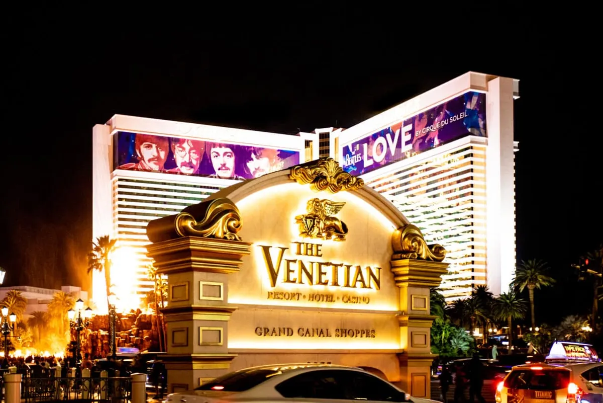 Llounging at Venetian Resort