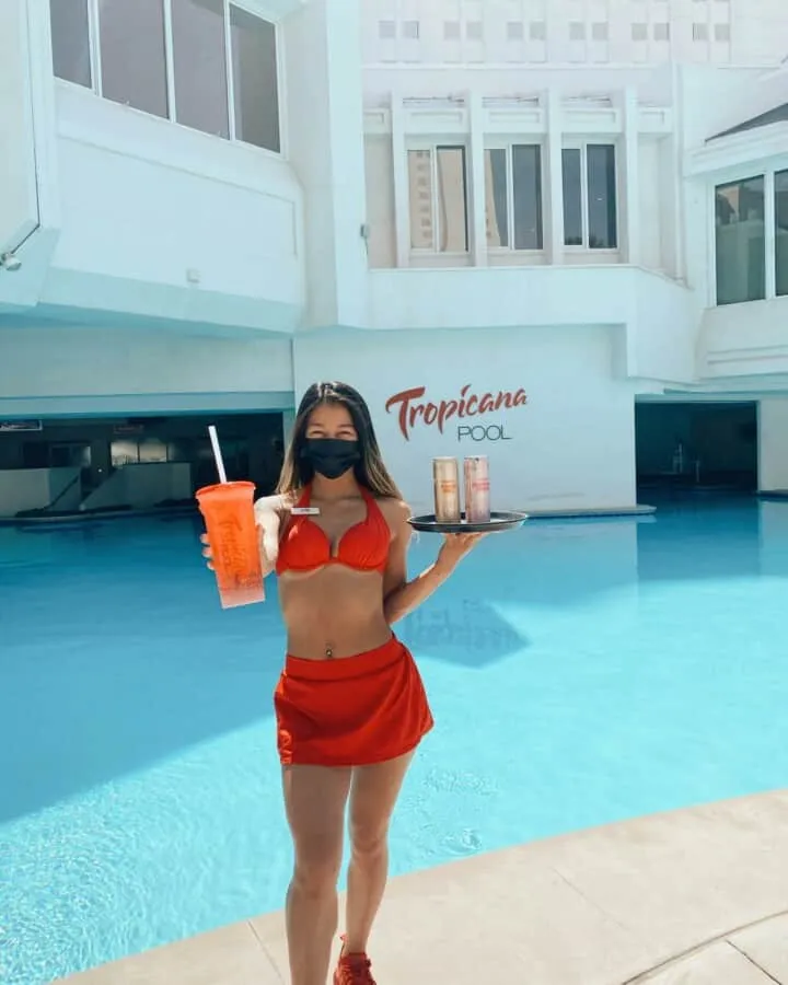 Pool Drinks at Tropicana