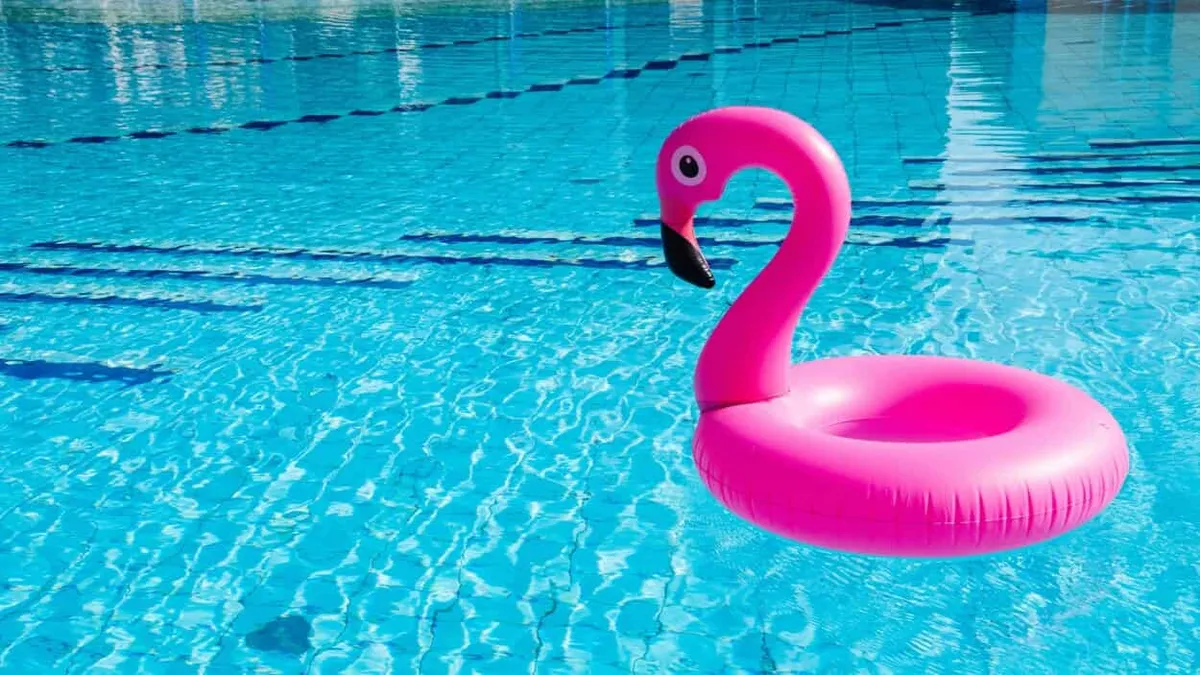 Pool Floats in Blu Pool