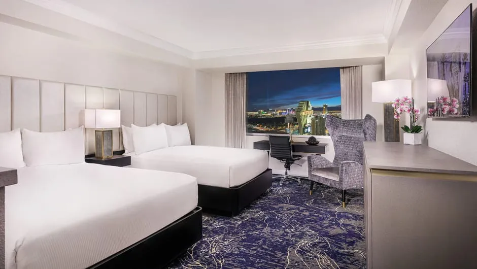 Premier Double Queen Room Bedroom