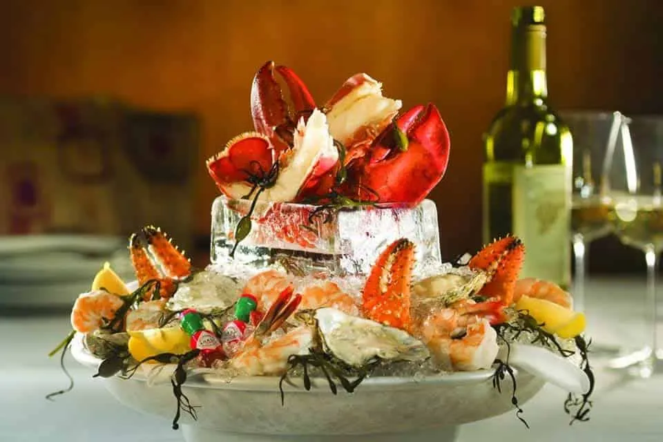 Shelfish Tower at Phil's Steak House