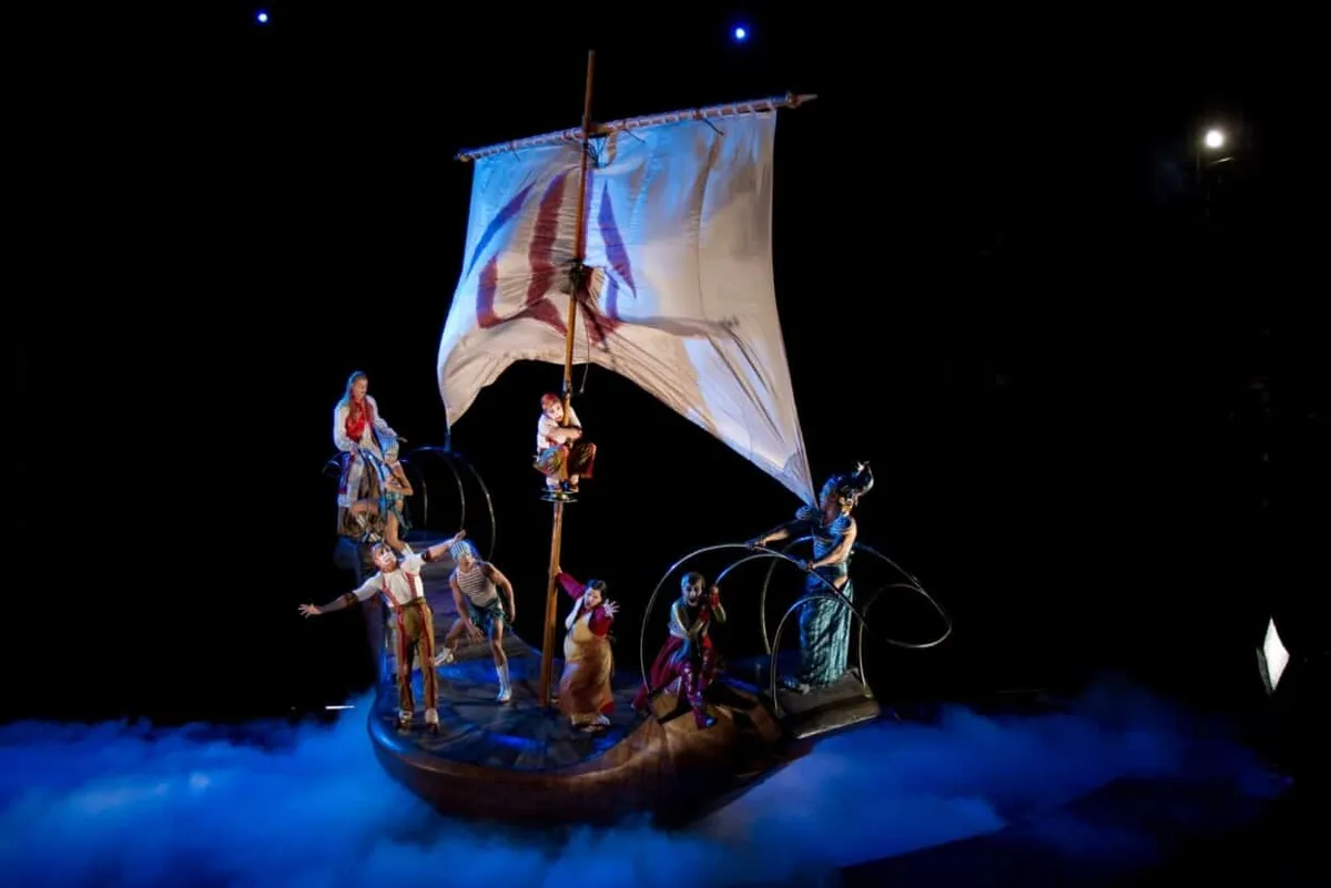 Ship act at KÀ by Cirque du Soleil