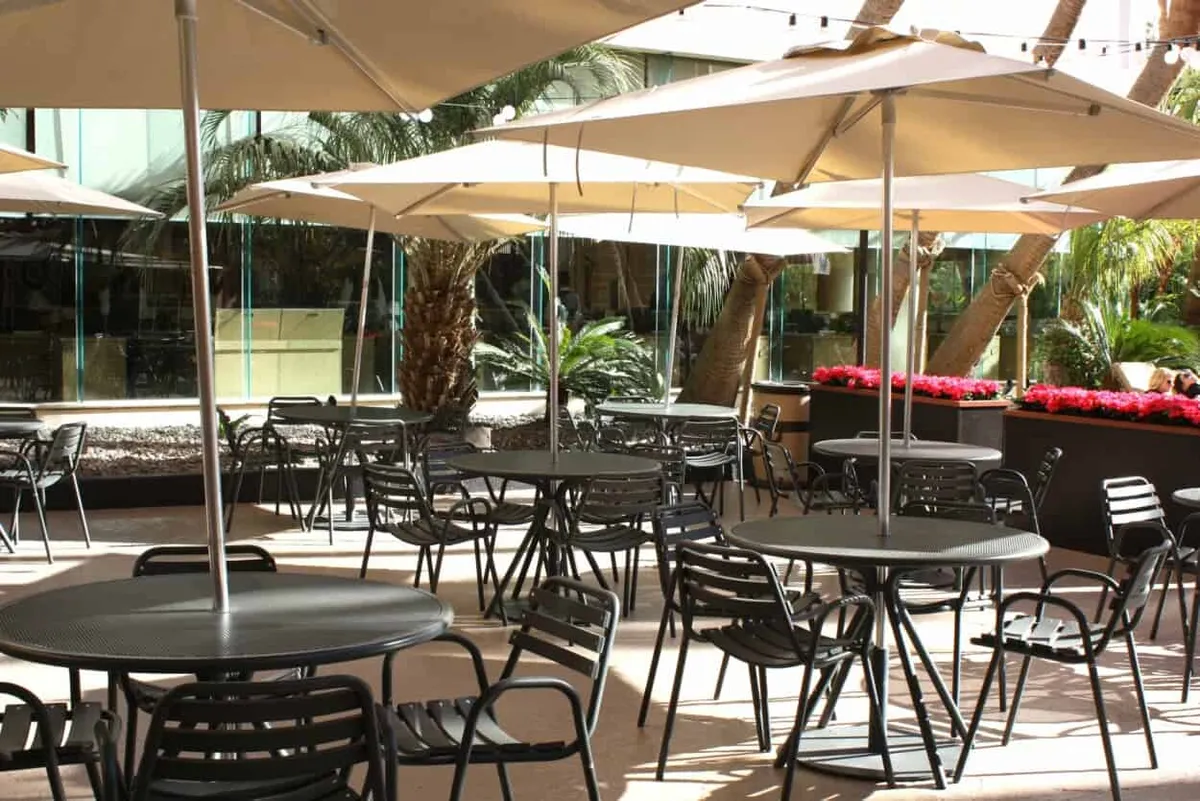 The Coffee Shop Poolside Seating