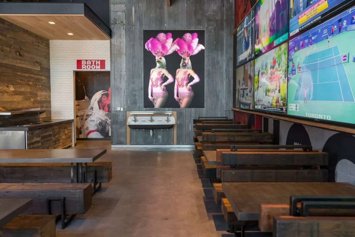 The Crack Shack Dining Area