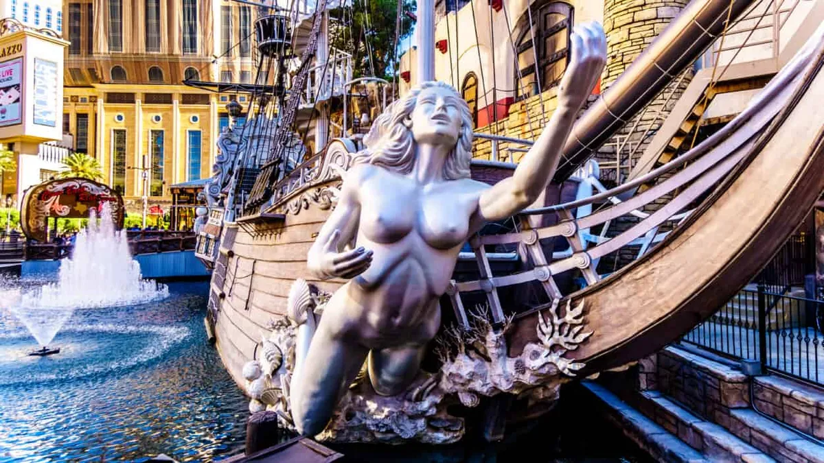 The Pirate Ship and Fountain