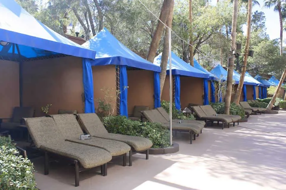Treasure Island's Cabanas