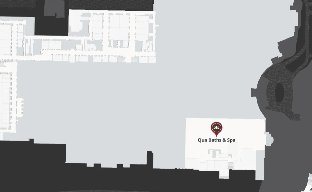 Caesars Palace Spa Property Map