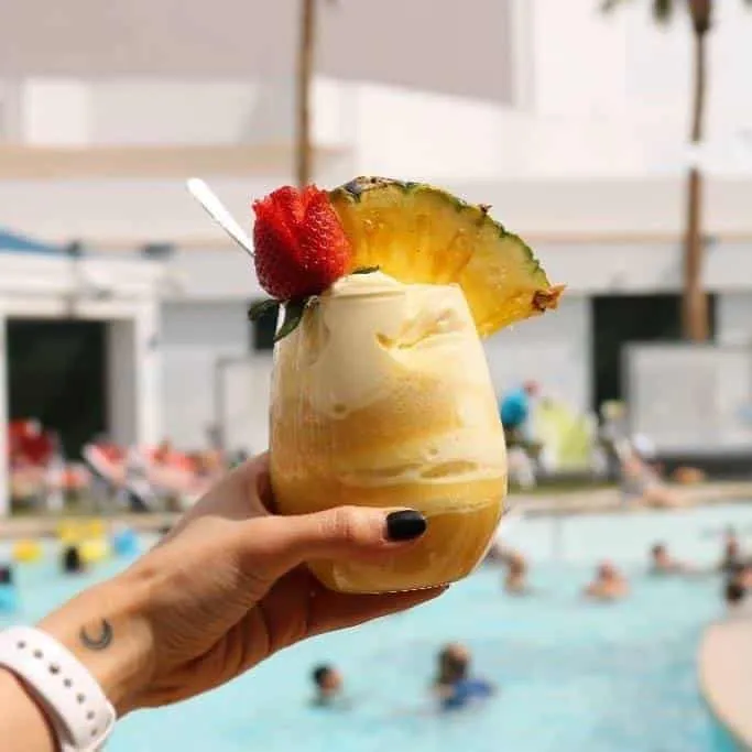 classic dole whip at the pool bar