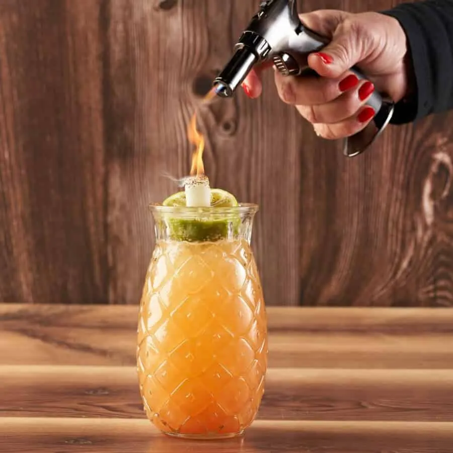 eclectic throwback cocktail