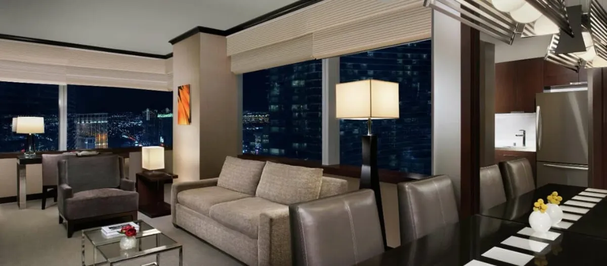 Executive Corner Suite Living Room