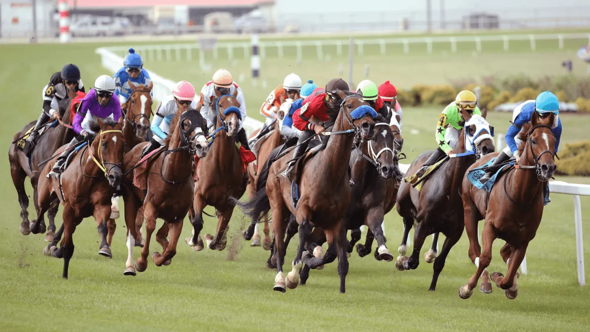 Horse Betting at Caesars Sportsbook Kiosk
