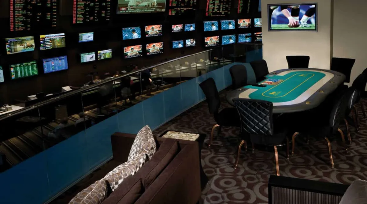 mgm grand gaming race sports book private room