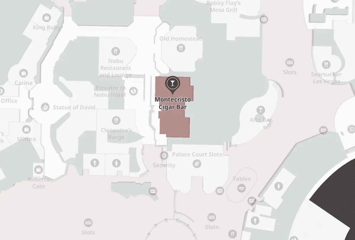 Montecristo Cigar Bar Property Map