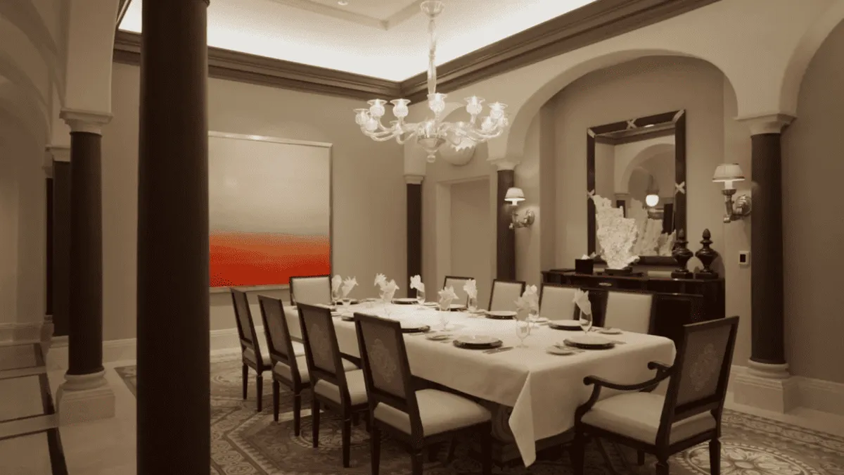 Neptune Villa Dining Room