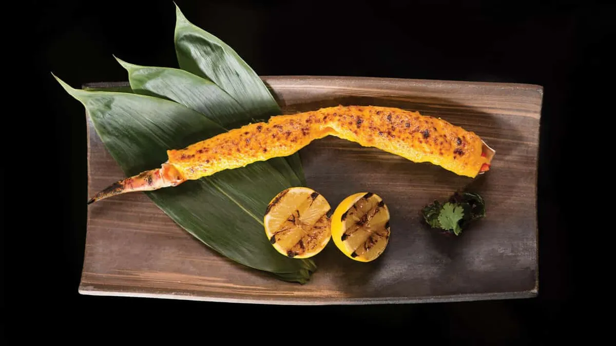 nobu restaurant baked king crab