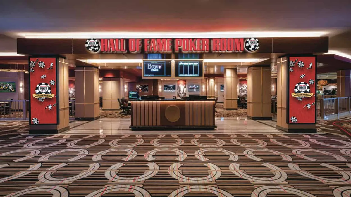 Poker at the Hall of Fame Poker Room