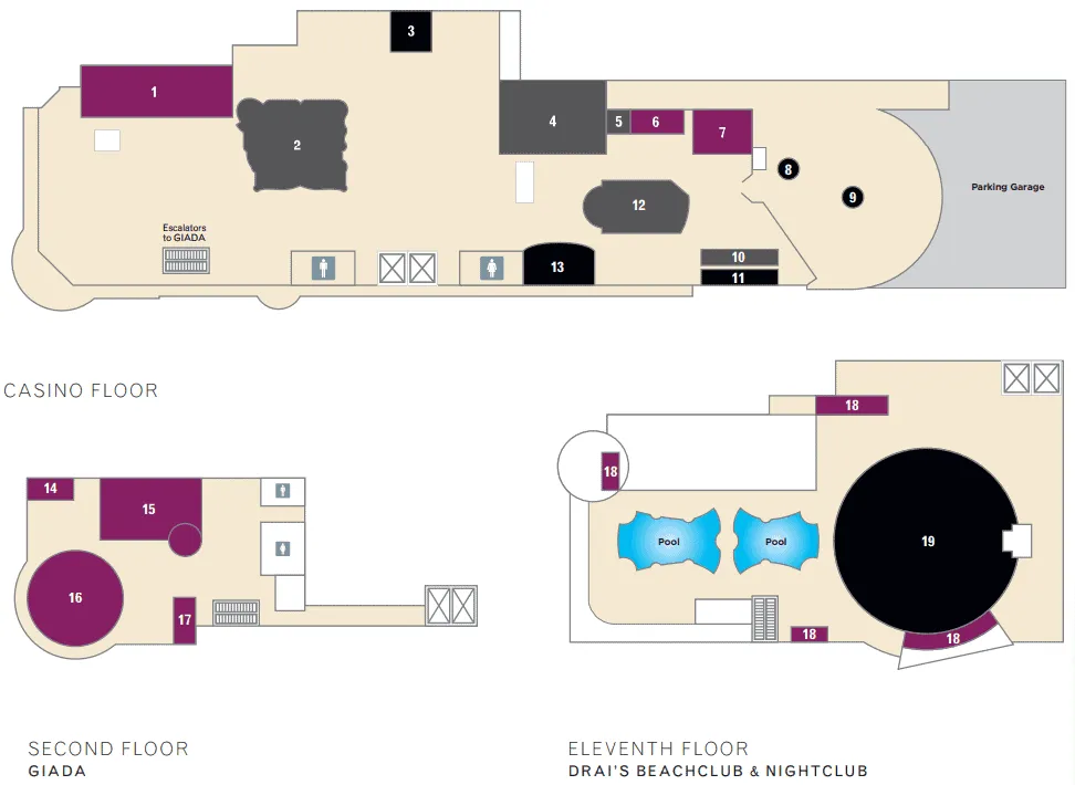 Cromwell Las Vegas Property Map