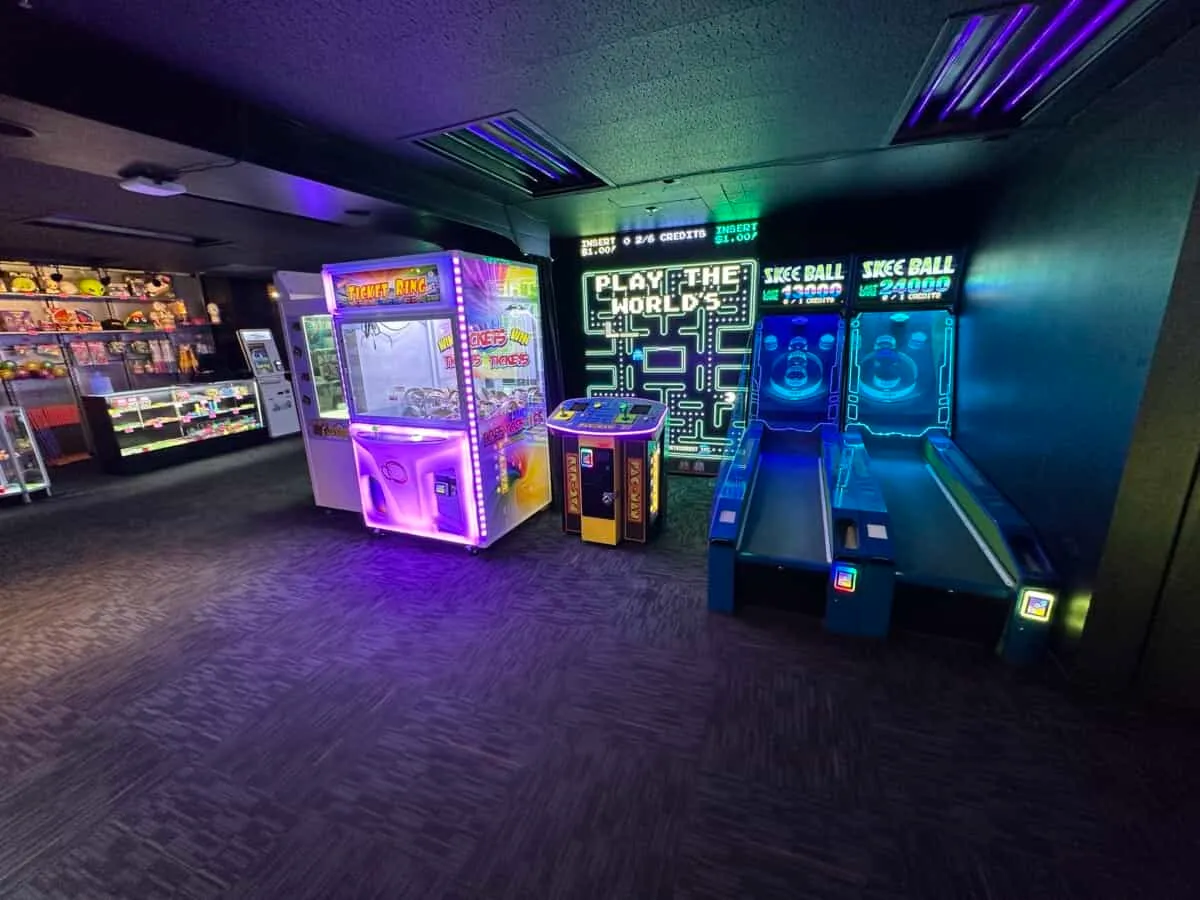 Skee Ball and Clas Machine