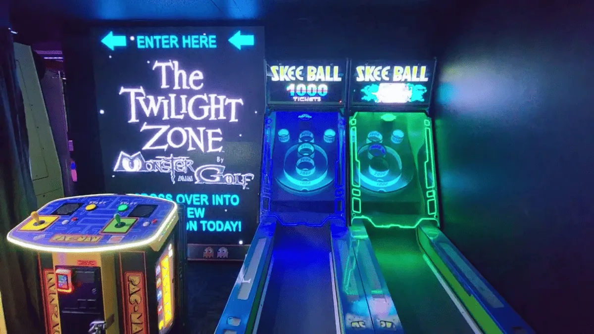 Skee Ball At Arcade