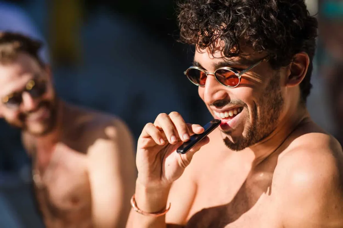 Smoking at Drai’s Beach Club