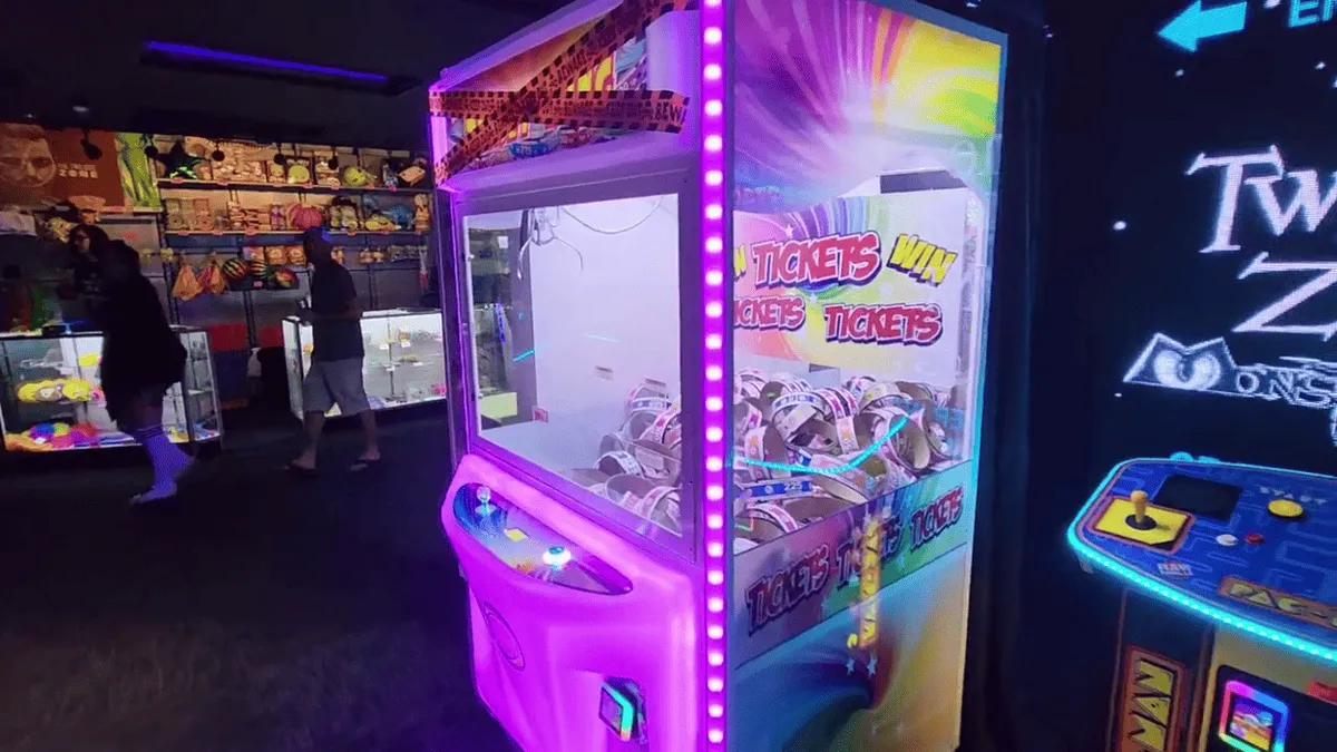 Ticket Claw Machine