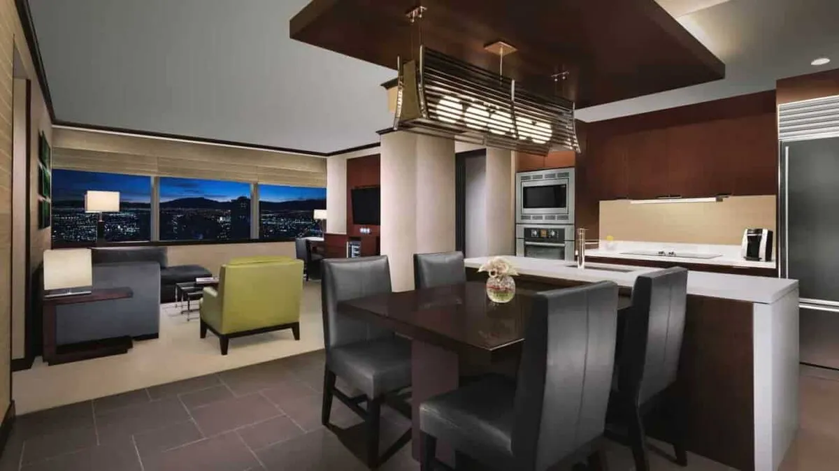 Two-Bedroom Hospitality Suite Kitchen